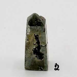 Pyrite Four-Sided Tower Druzy Calcite Inclusions – Manifestation and Pro…